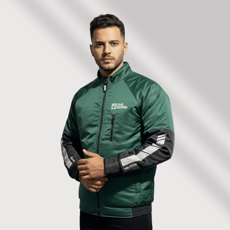 Jack Wolfskin Biker Jacket Green