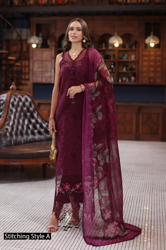 Noor by Saadia Asad (Plum)