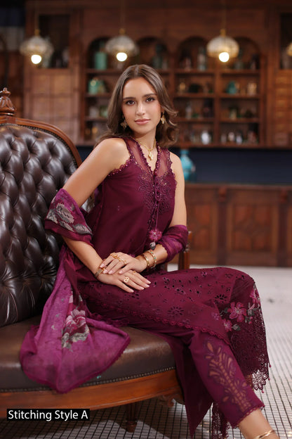 Noor by Saadia Asad (Plum)
