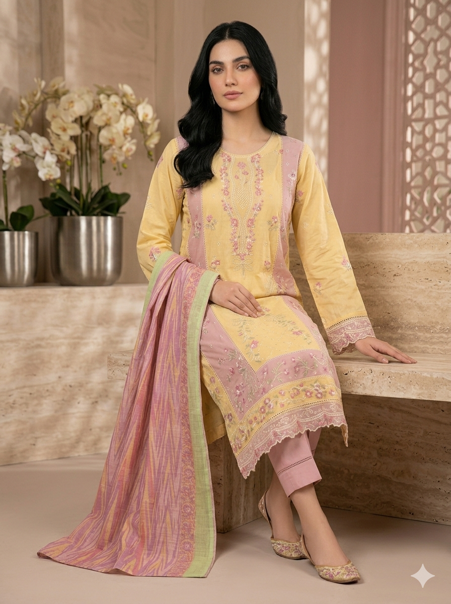 ETHNC inspired Embroidered Suit 10