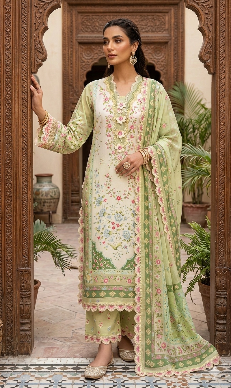 ETHNC inspired Embroidered Suit 15