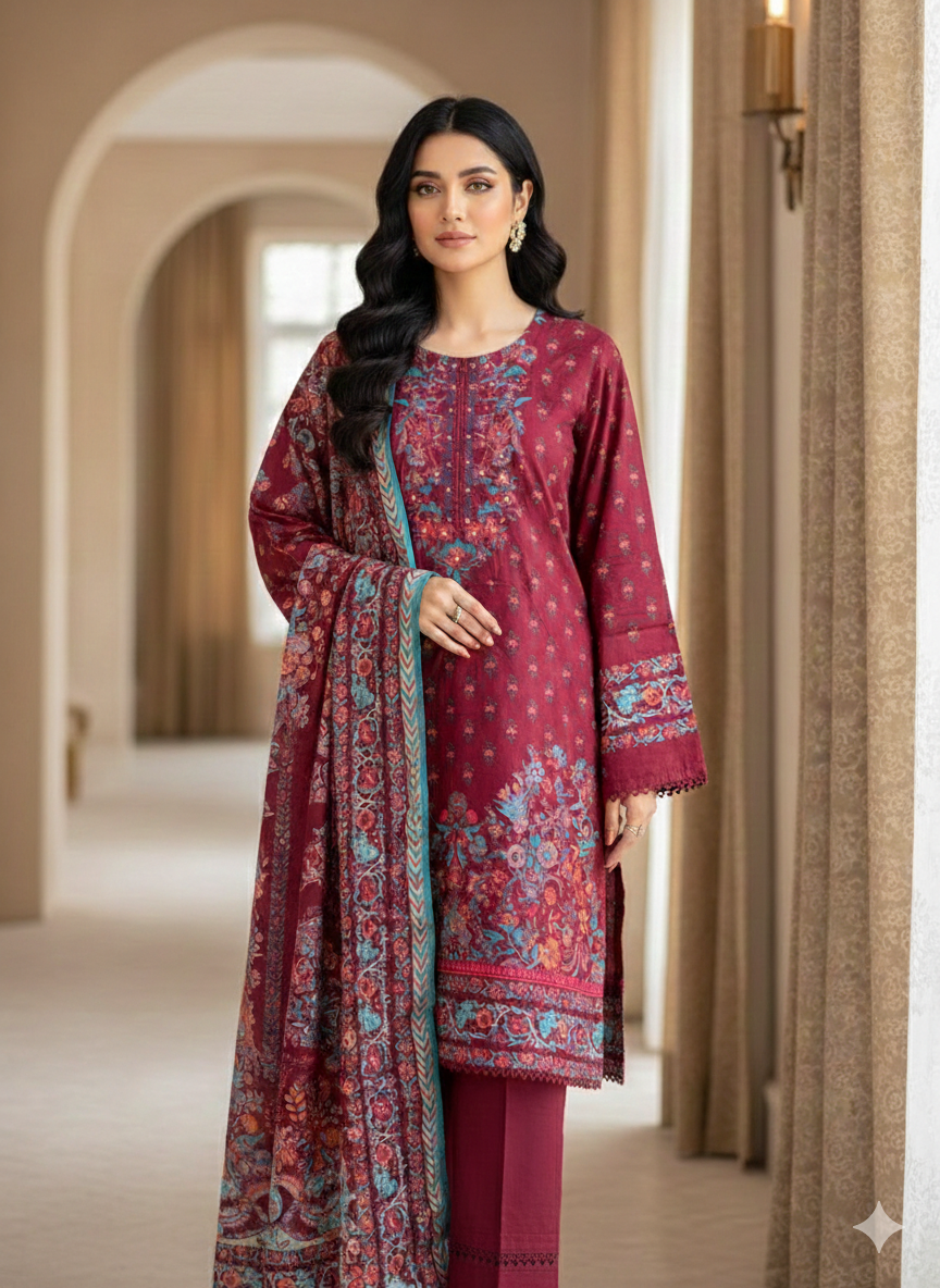 ETHNC inspired Embroidered Suit 09