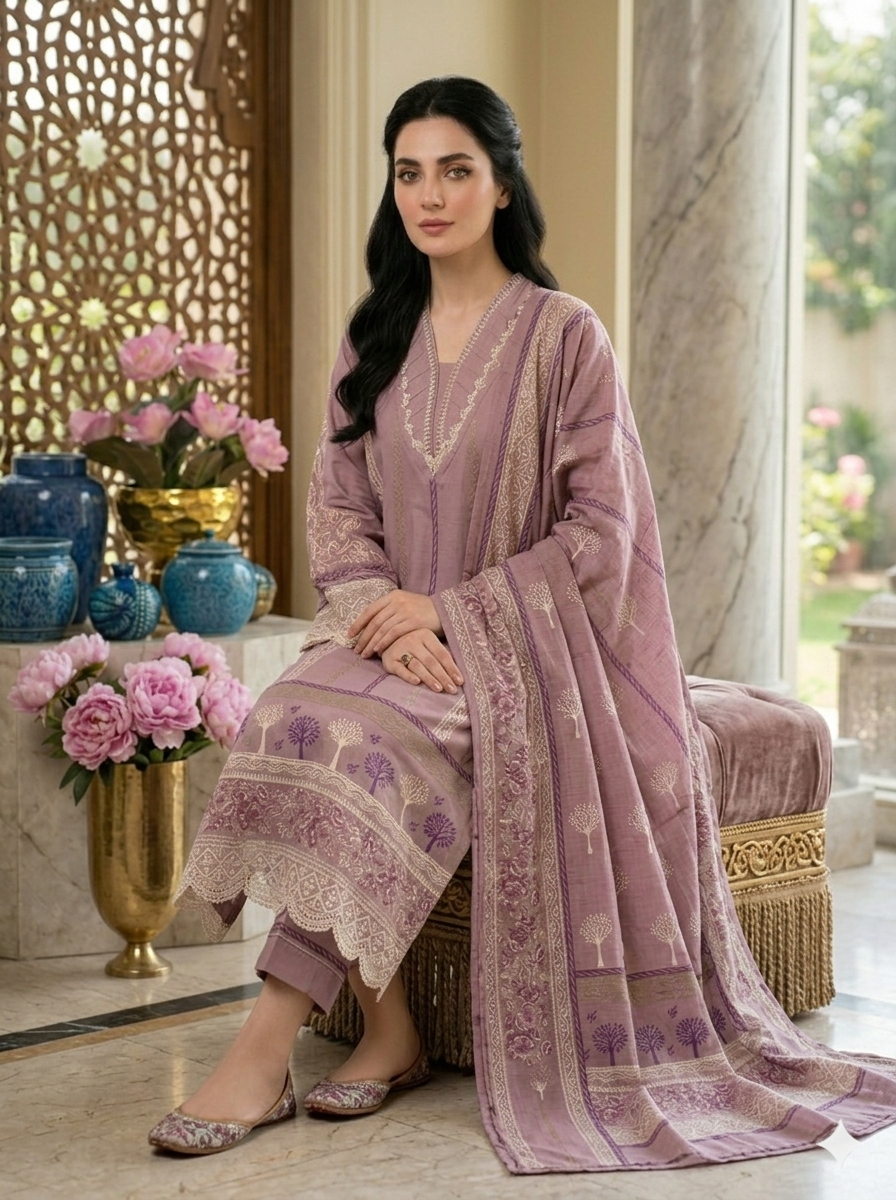 ETHNC inspired Embroidered Suit 12