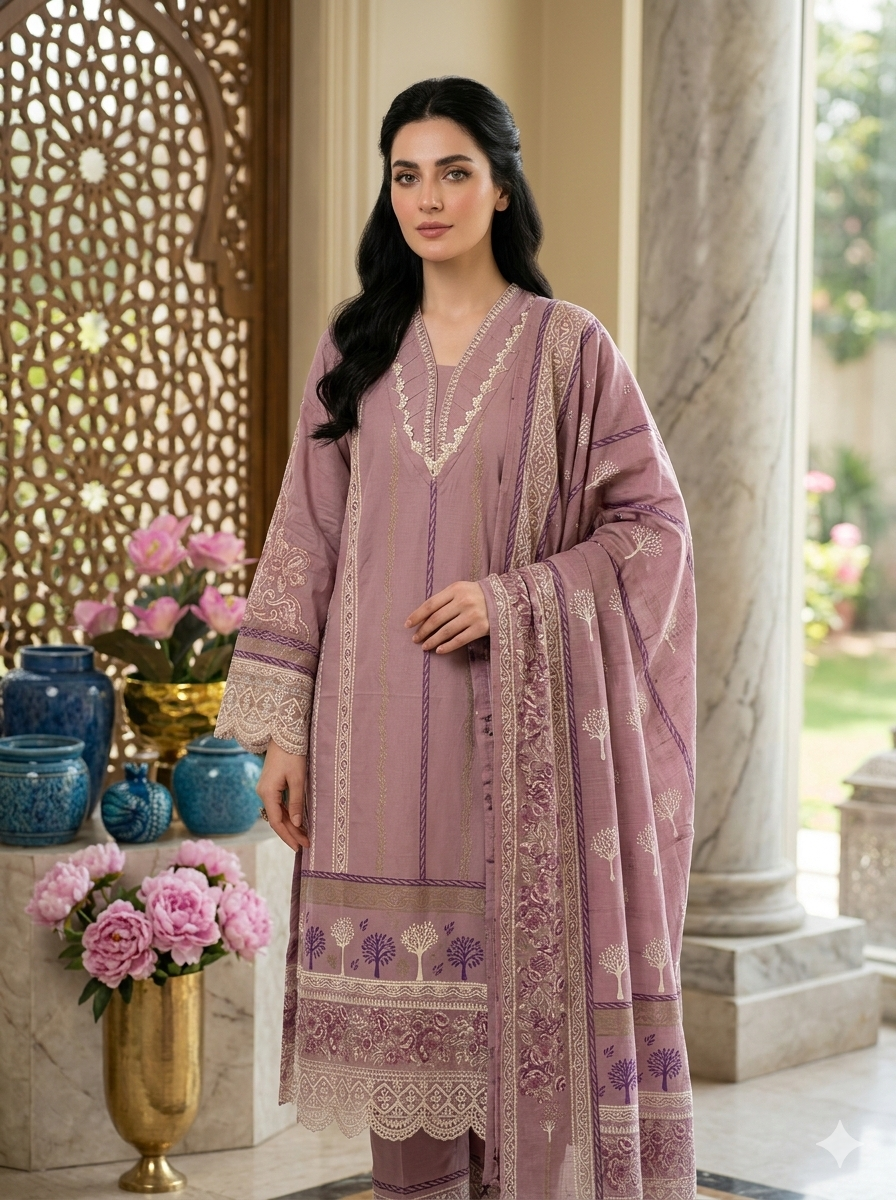 ETHNC inspired Embroidered Suit 12