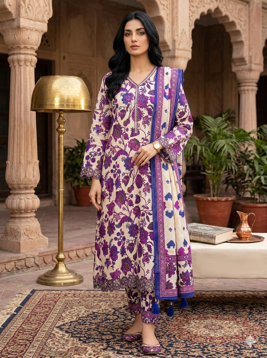 ETHNC inspired Embroidered Suit 04