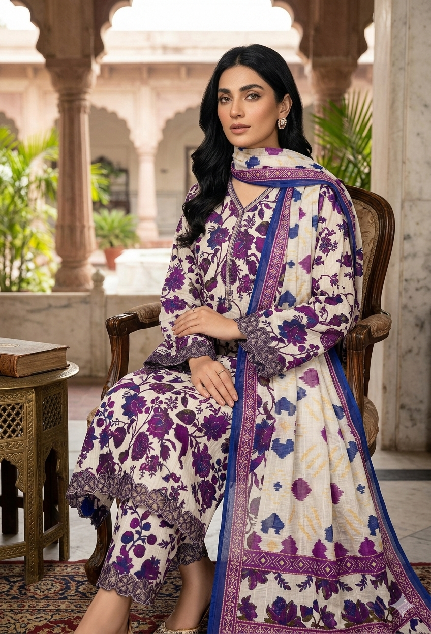 ETHNC inspired Embroidered Suit 04
