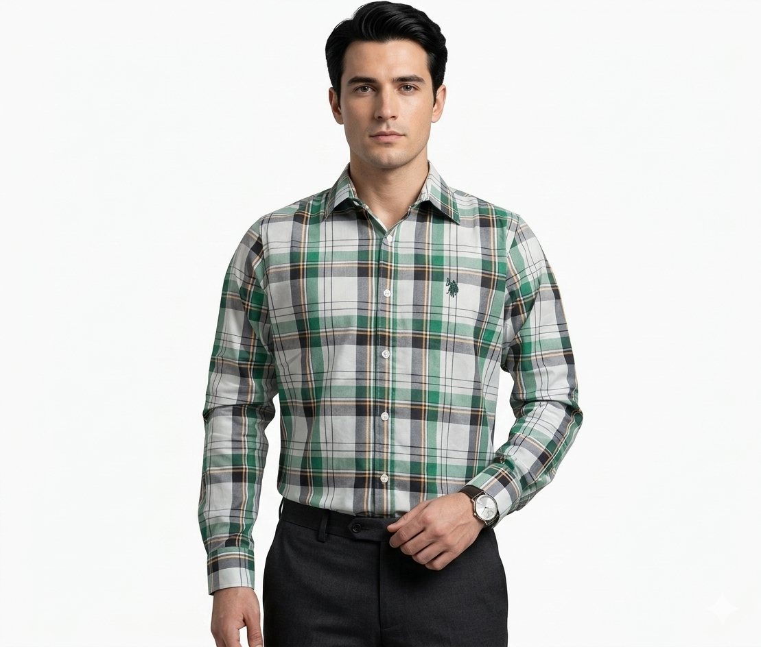 US Polo Formal Shirt / Check