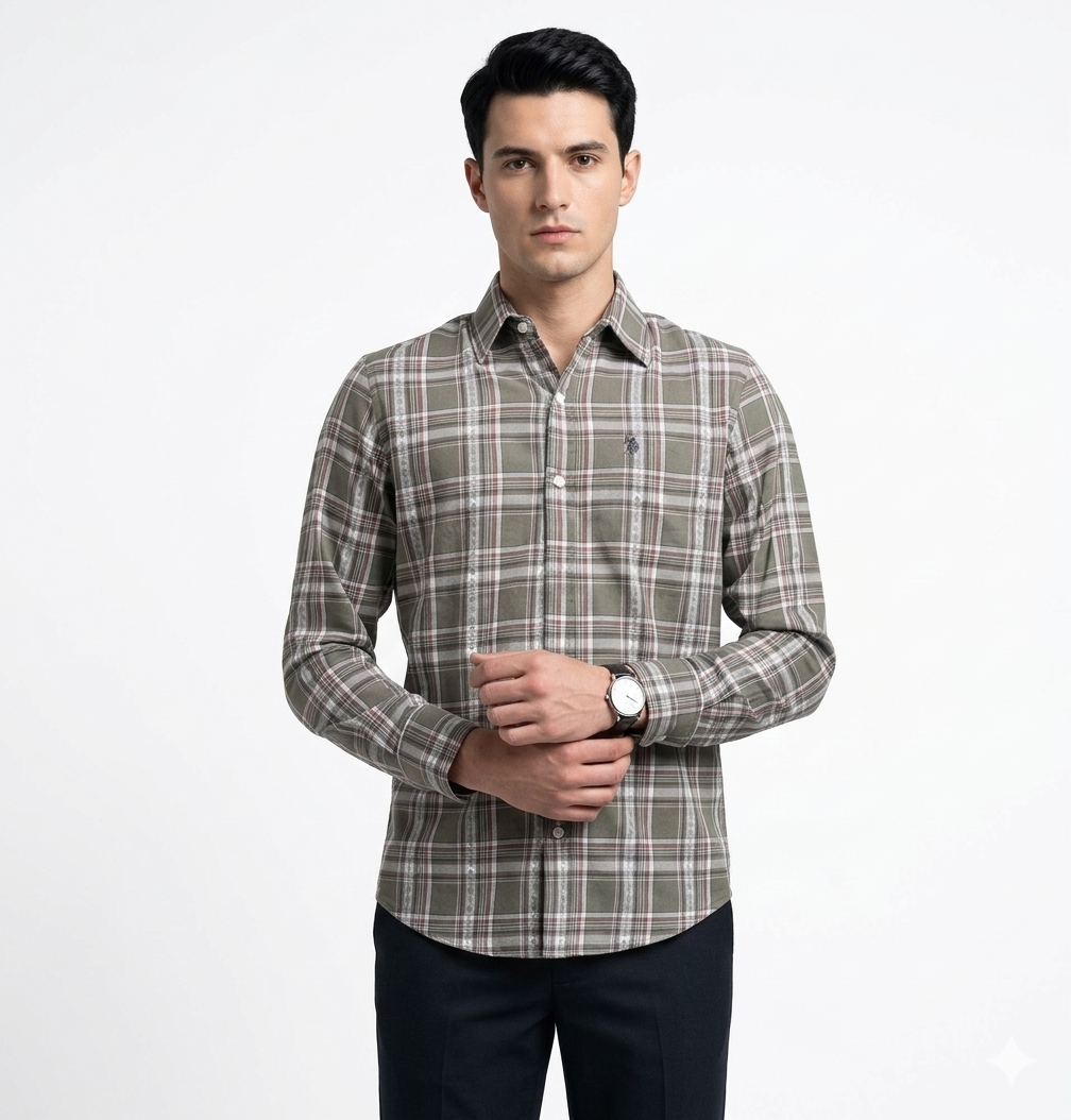 US Polo Formal Shirt / Check