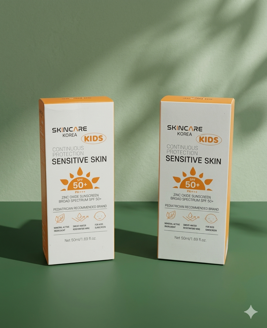 Skincare Korea Kids Continuous Protection Sensitive Skin Sunscreen SPF 50+ PA+++
