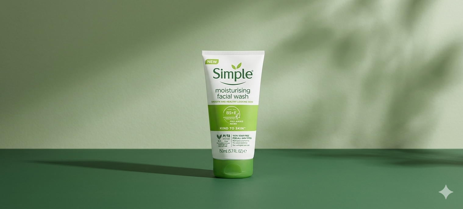 Simple moisturizing facial wash 150ml