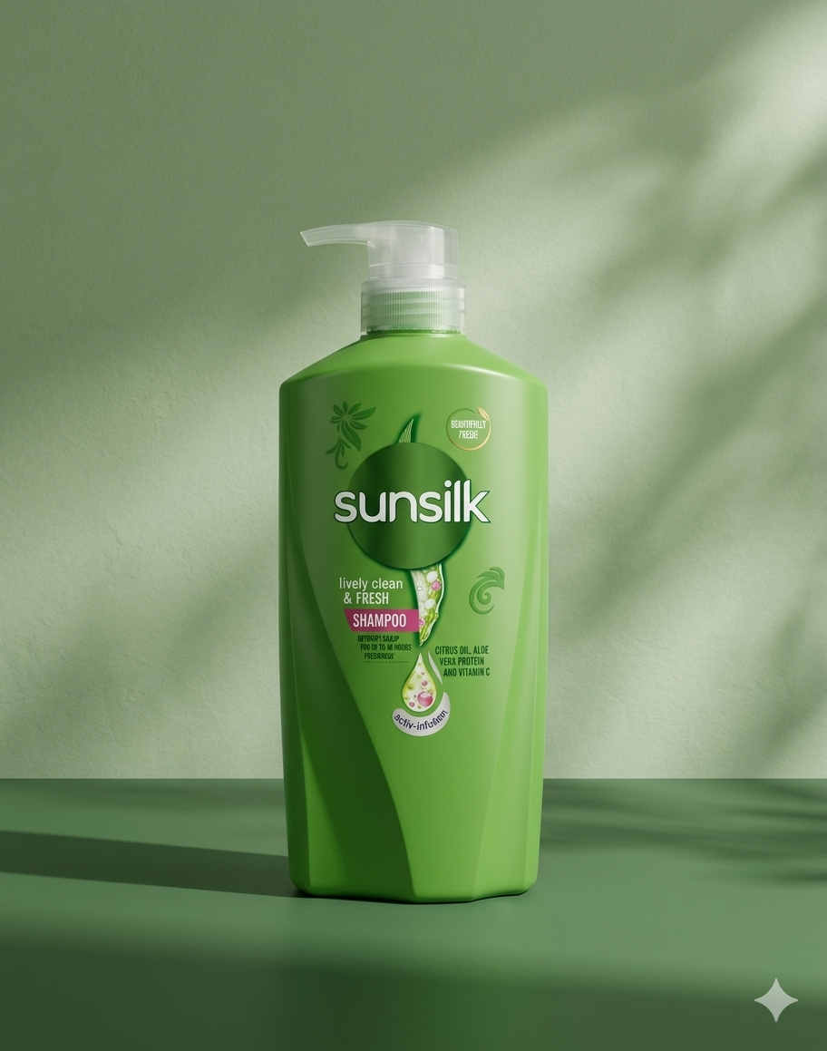 Sunsilk lively fresh and clean shampoo 625ml