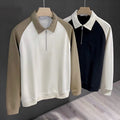 Raglan Sleeve Zip Sweatshirt Beige