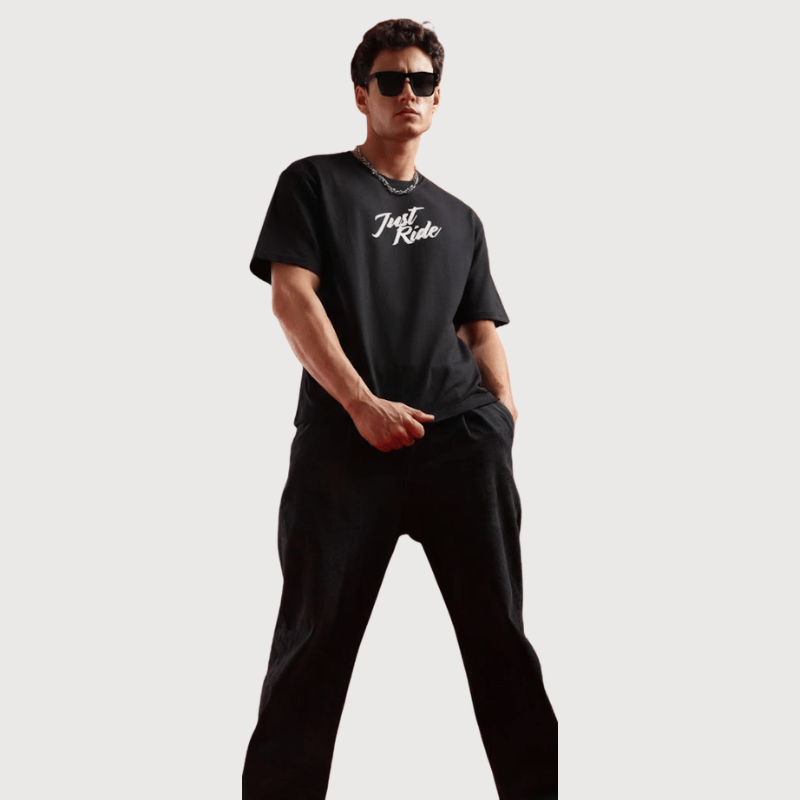 Just Ride Drop Shoulder T