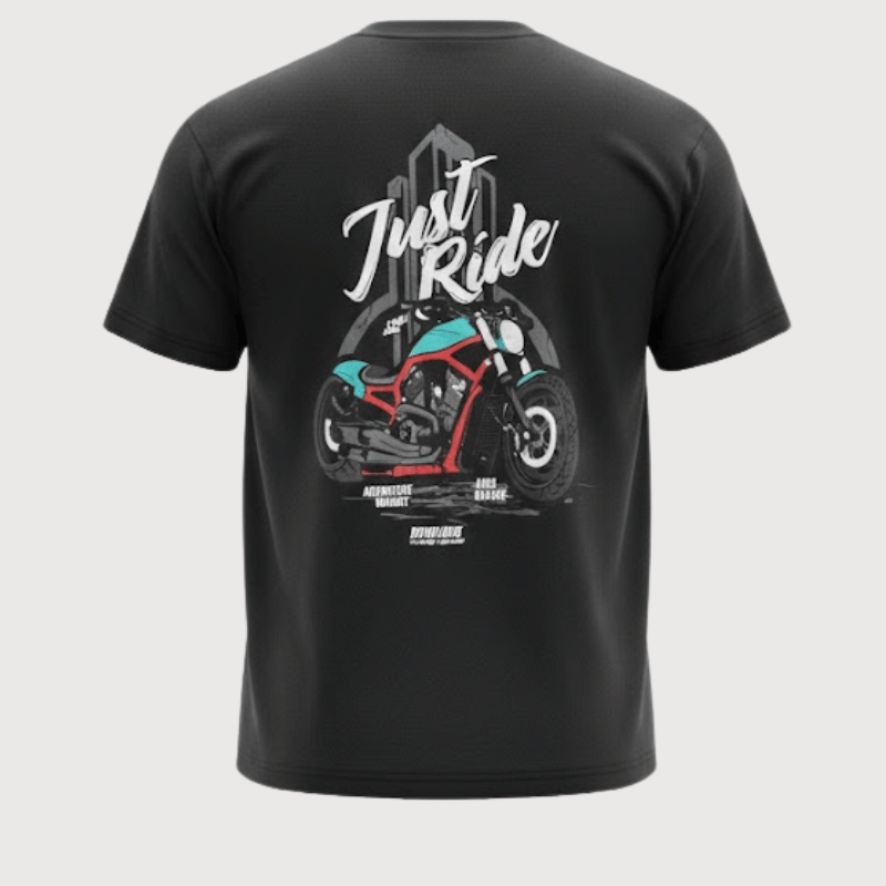 Just Ride Drop Shoulder T
