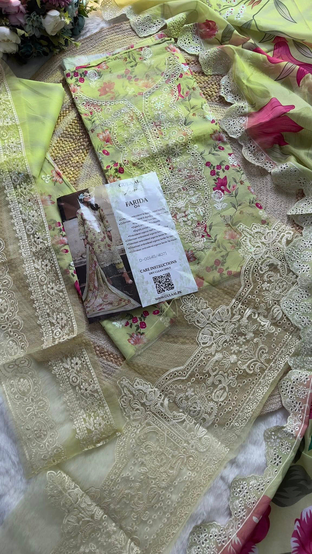 FARIDA By GULAAL – Chikankari Embroidered Lawn Collection