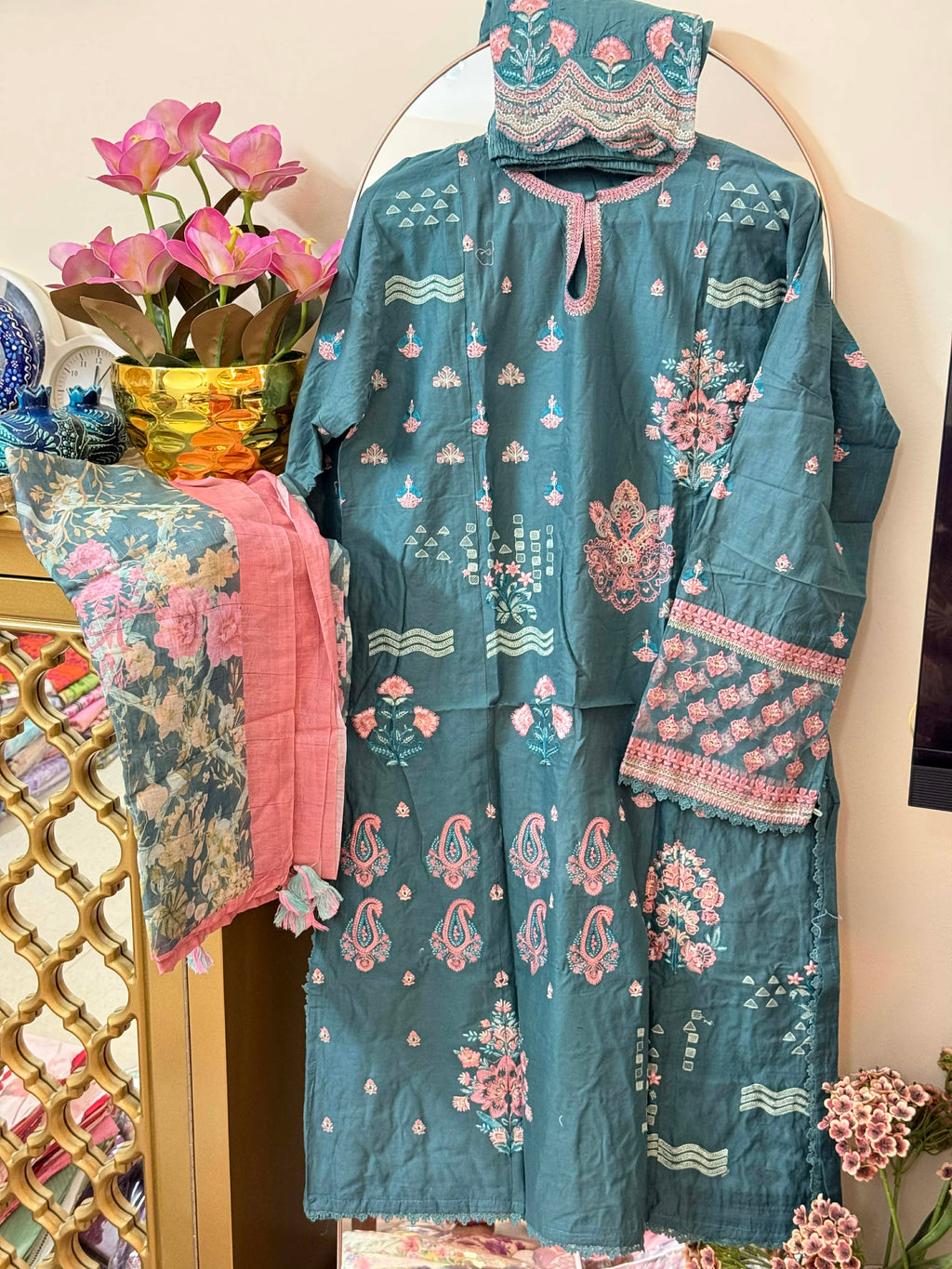 ETHNC inspired Embroidered Suit 14