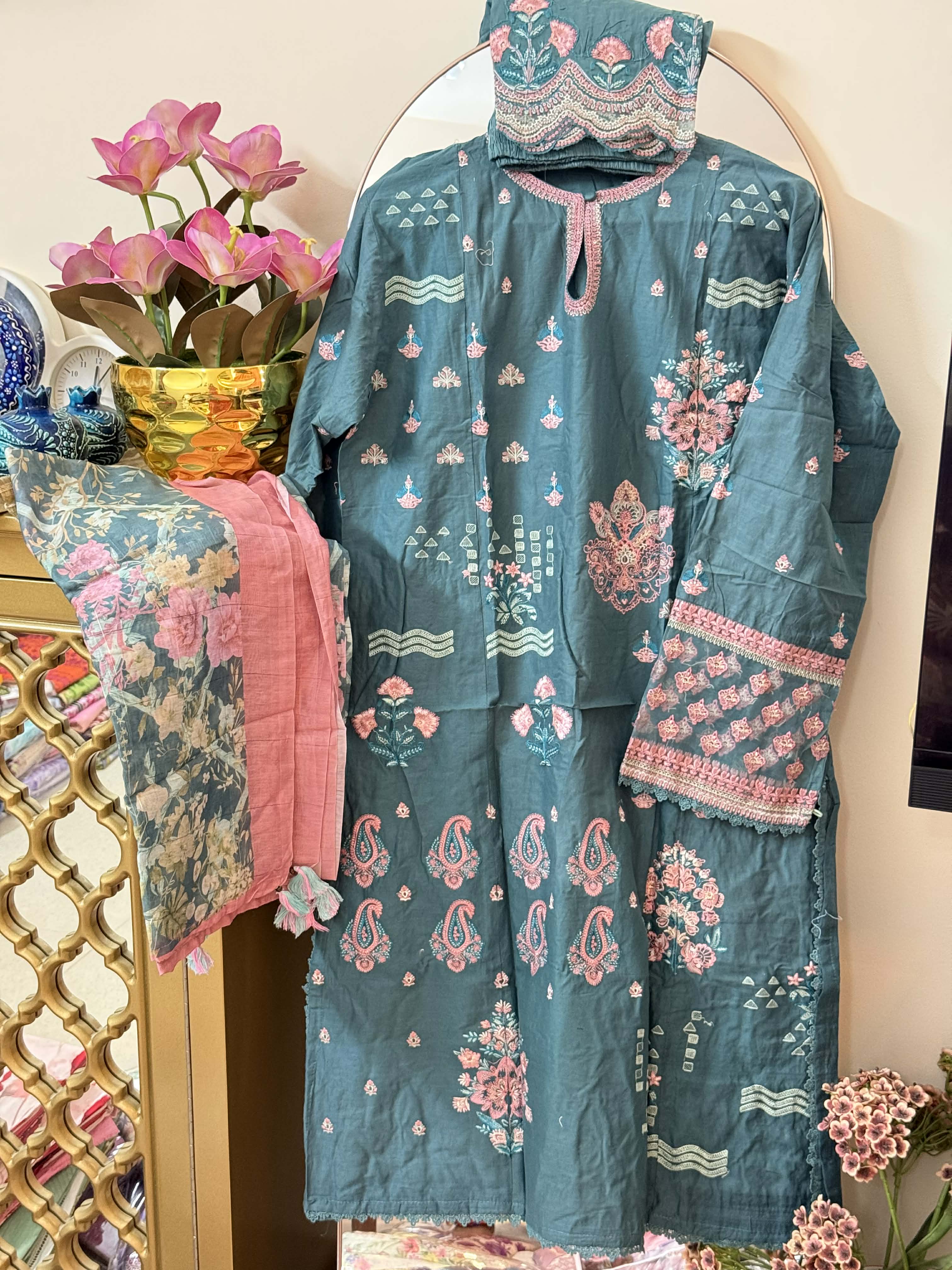 ETHNC inspired Embroidered Suit 14