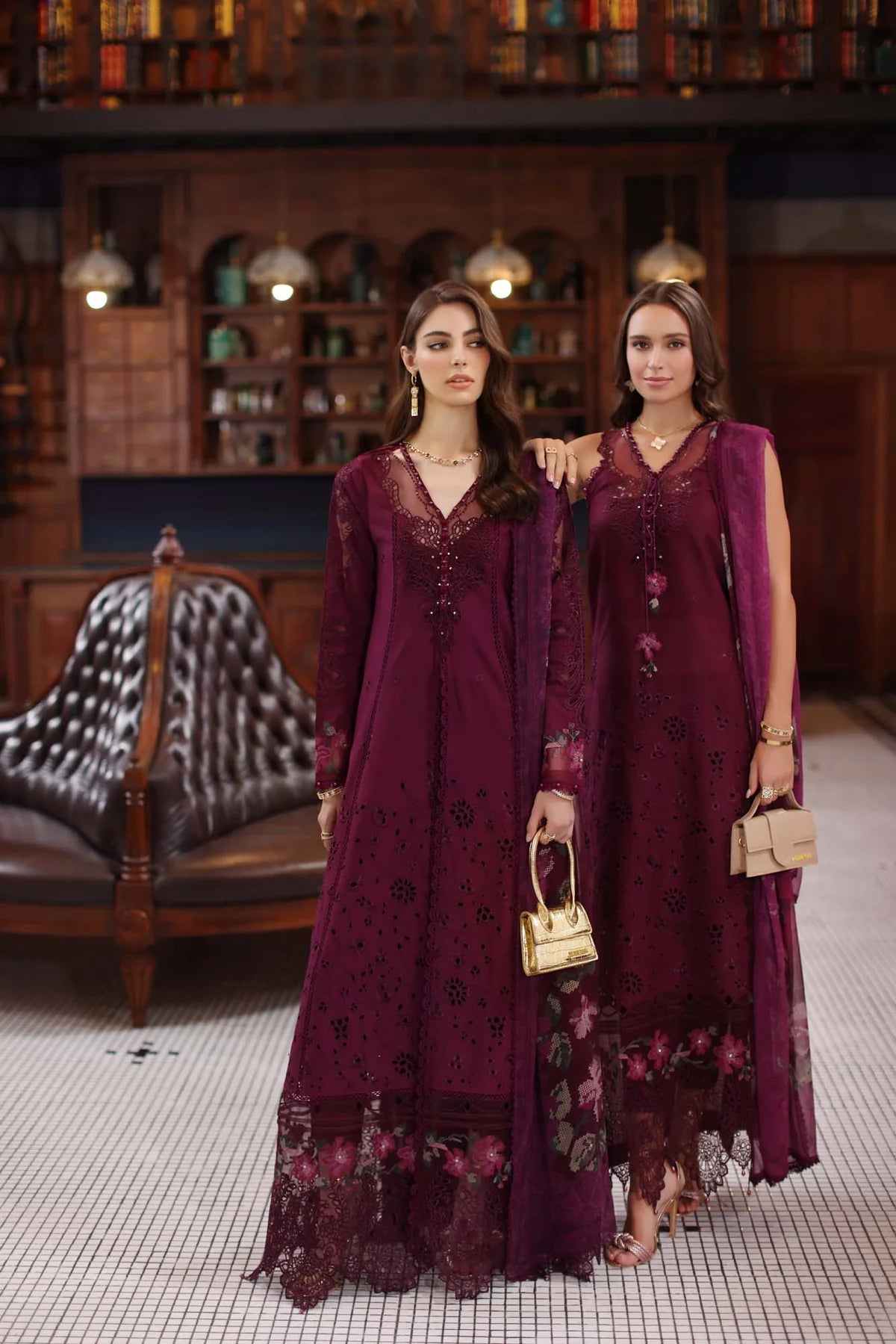 Noor by Saadia Asad (Plum)