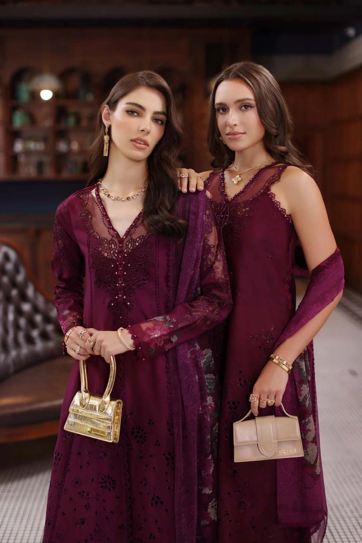 Noor by Saadia Asad (Plum)