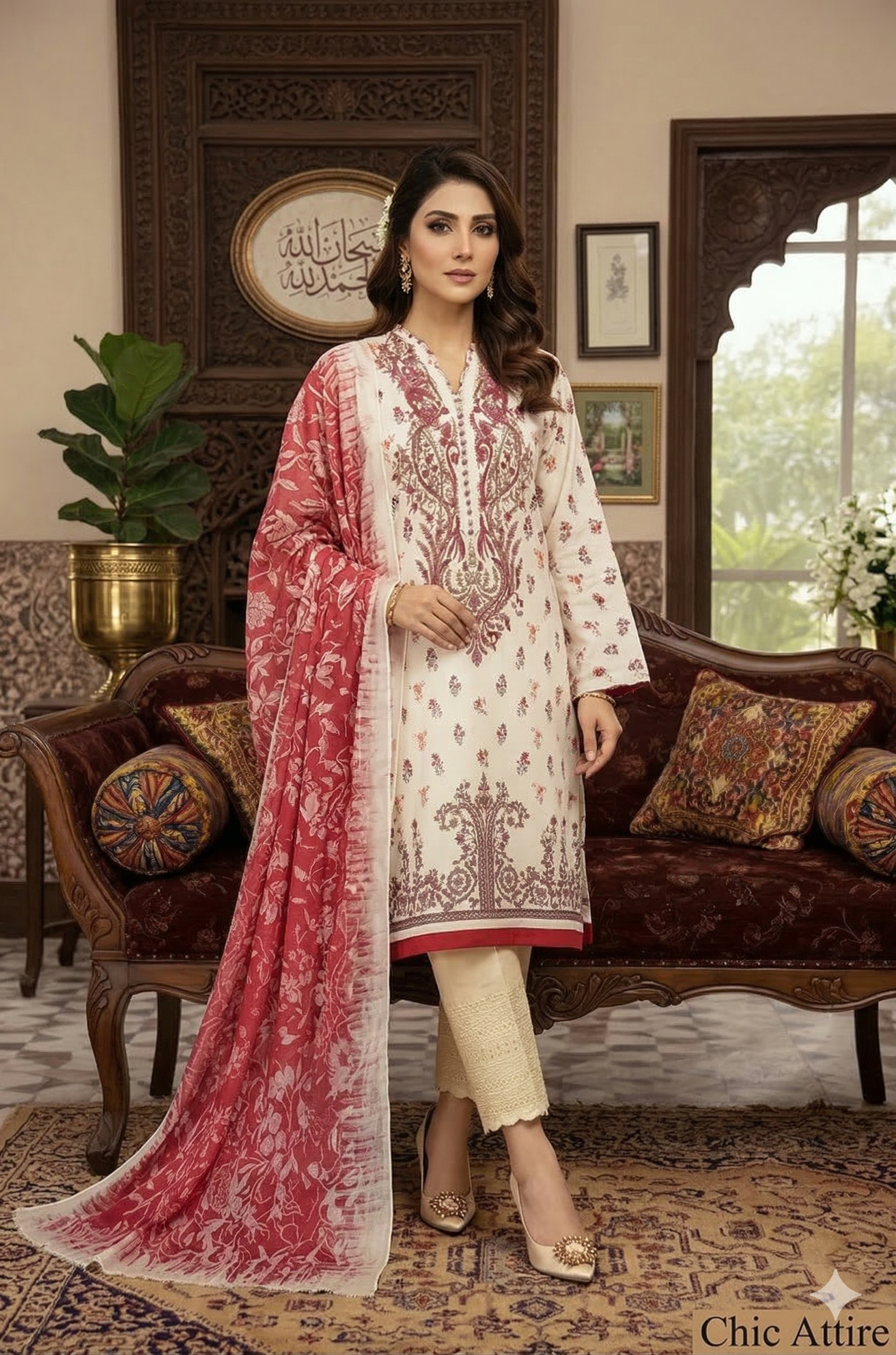 Premium Cotton Printed 3-Piece SF-A-415