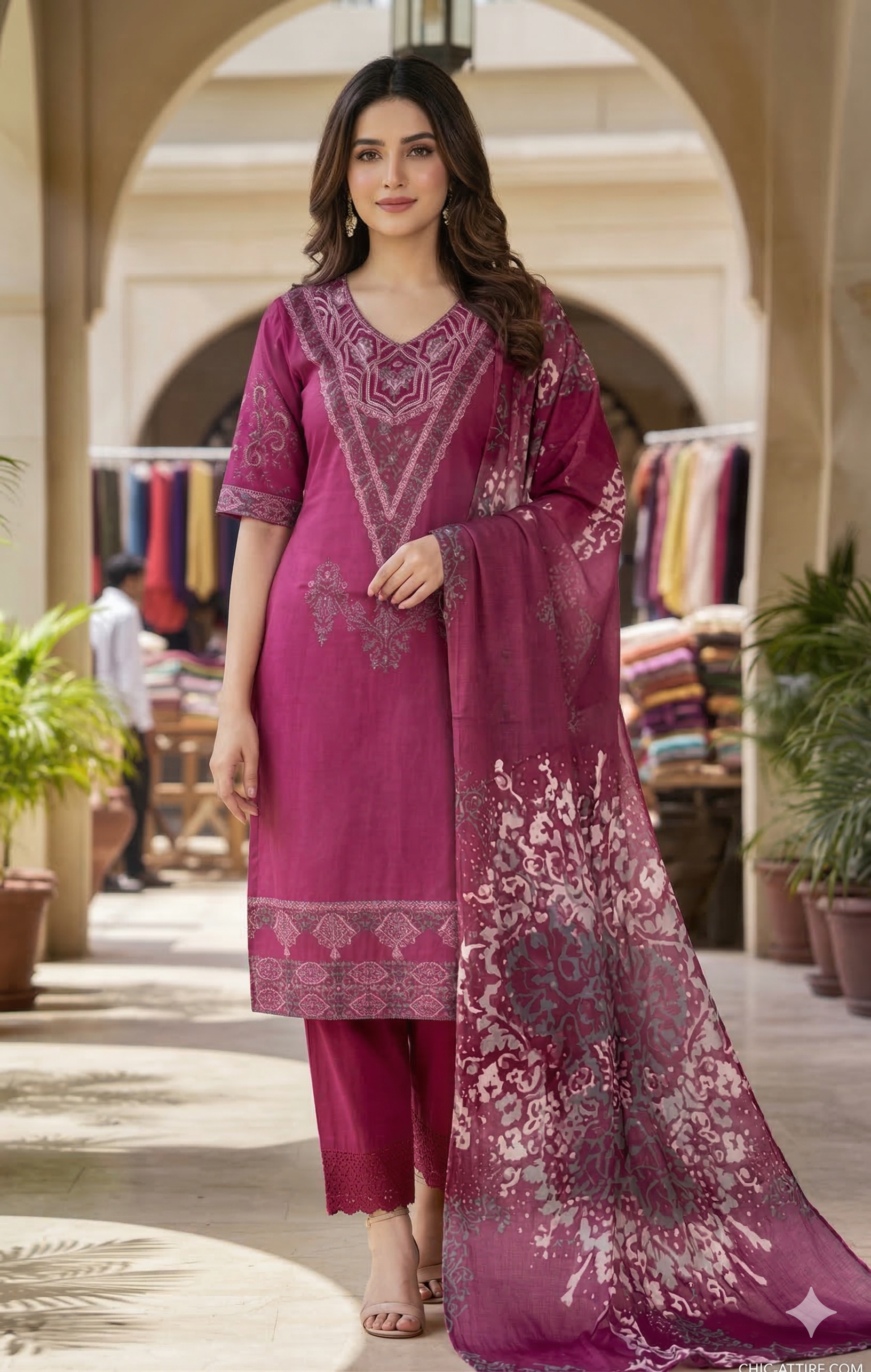 Premium Cotton Printed 3-Piece SF-A-407