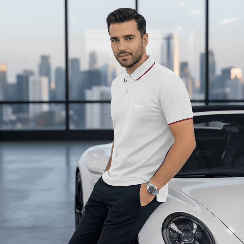 Porsche x Boss Van Collar Polo