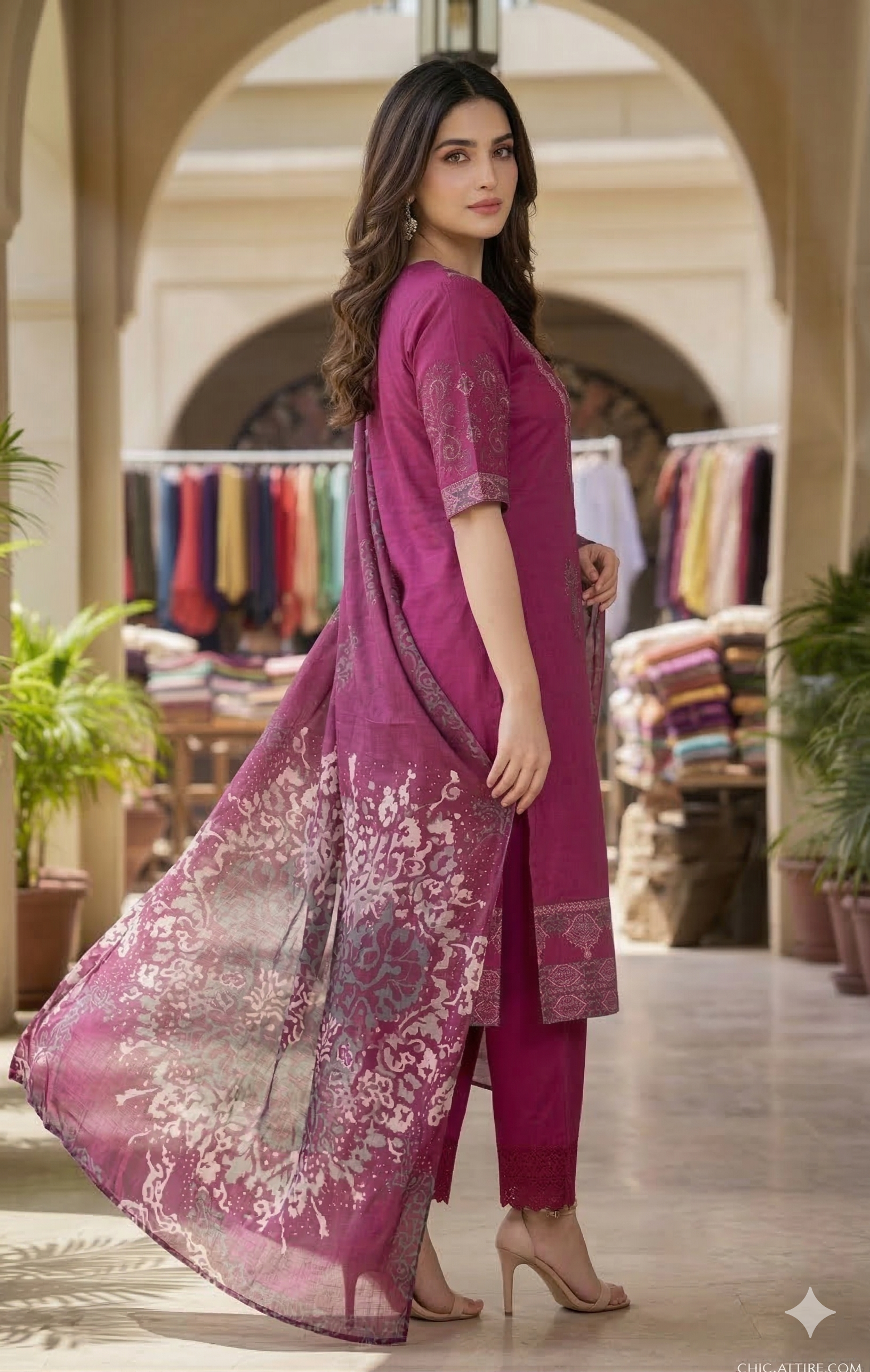 Premium Cotton Printed 3-Piece SF-A-407