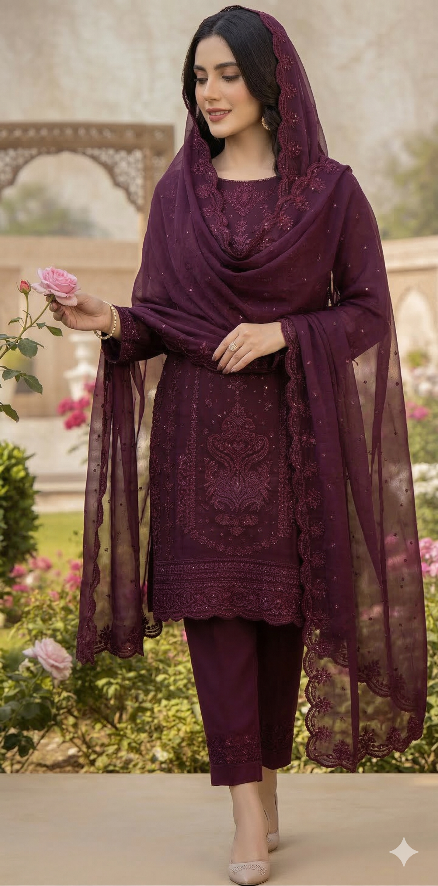 Premium Cotton Printed 3-Piece SF Jiyan