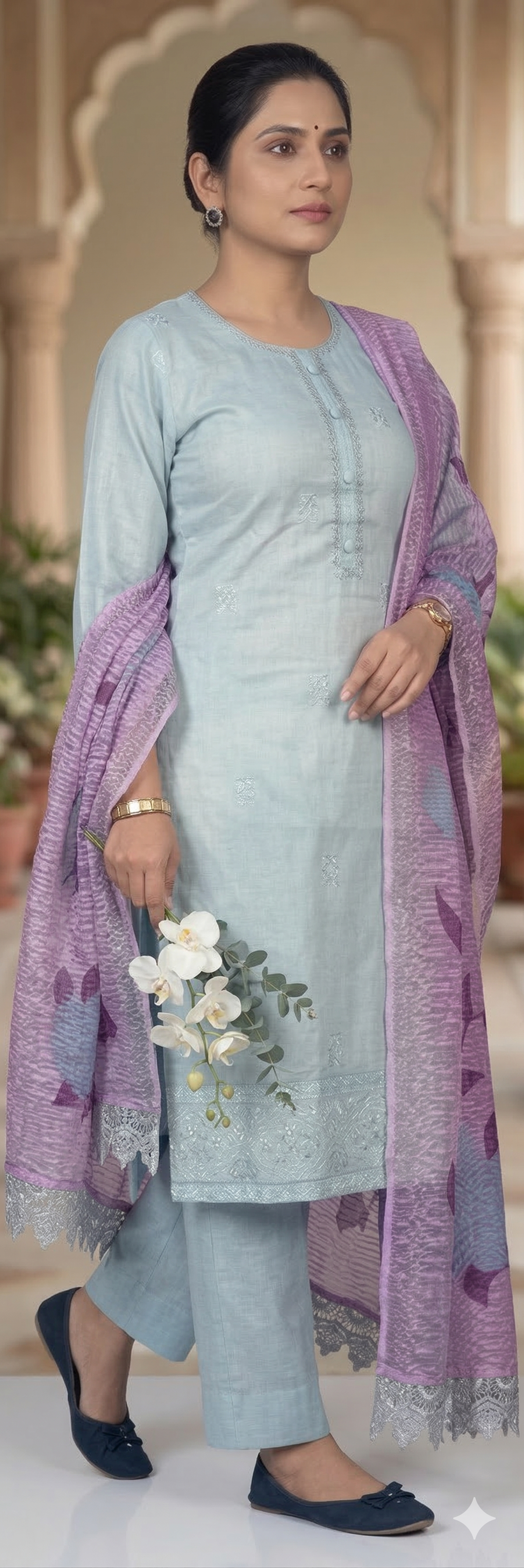 Premium Cotton Printed 3-Piece SF Ramim