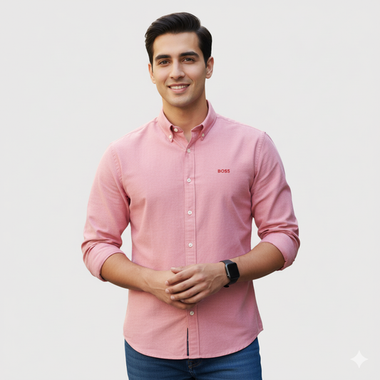 US Polo Solid Formal Shirt