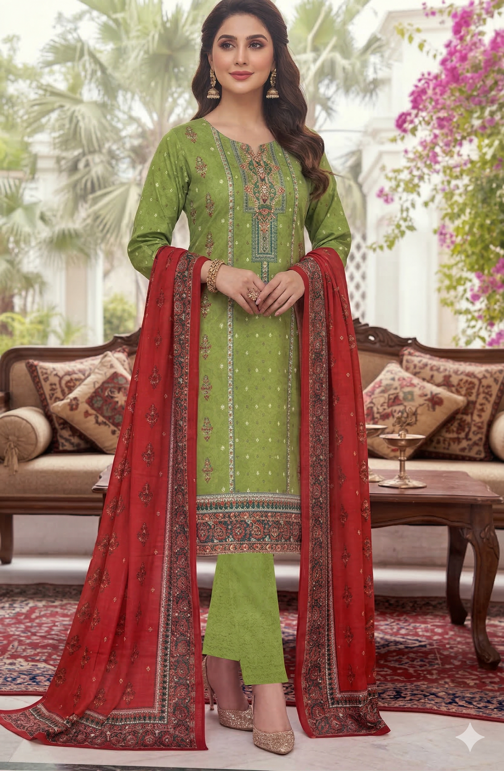 Premium Cotton Printed 3-Piece SF-A-462