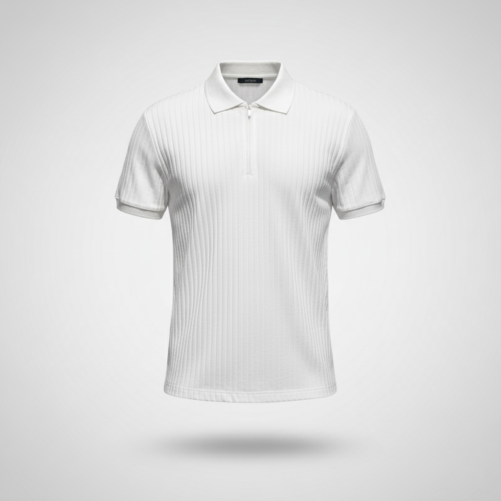 Perry Ellis Zipper Polo