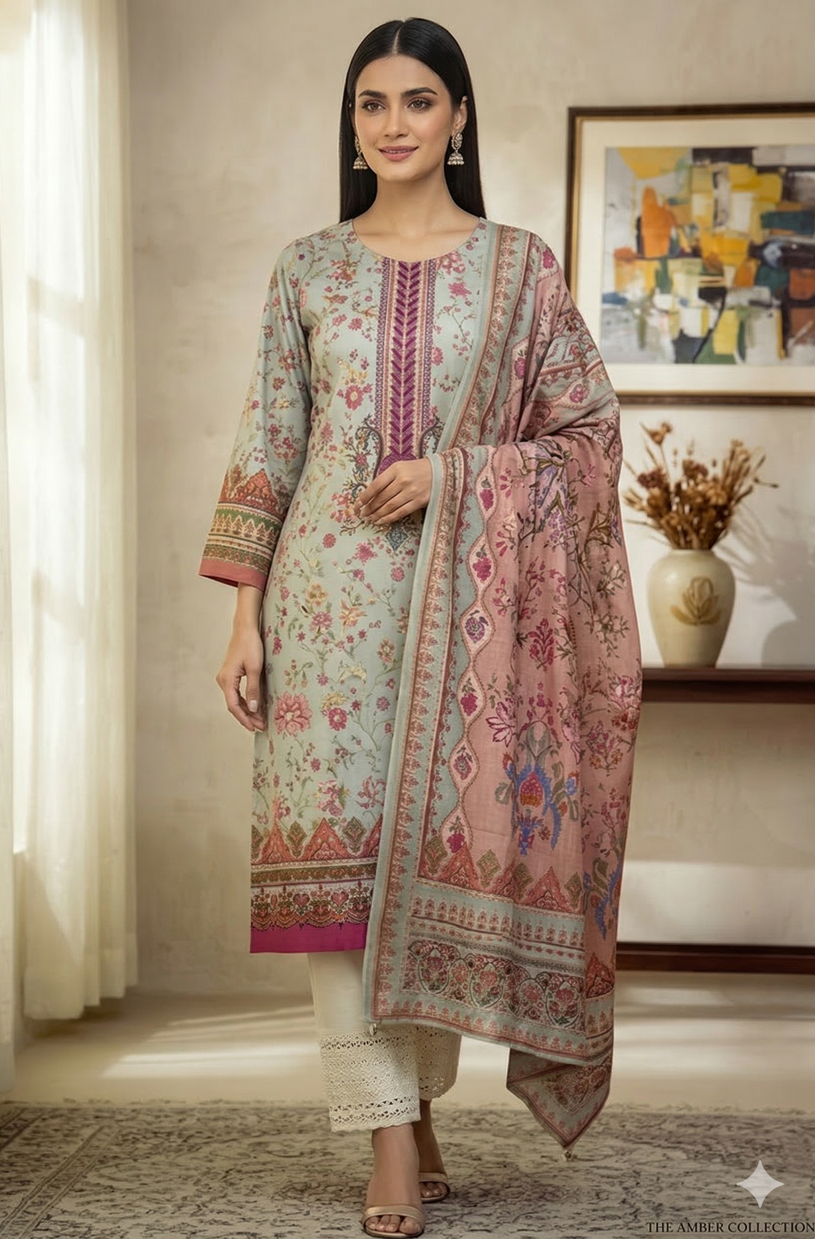 Premium Cotton Printed 3-Piece SF-A-447