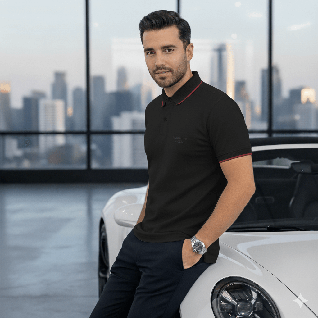 Porsche x Boss Van Collar Polo