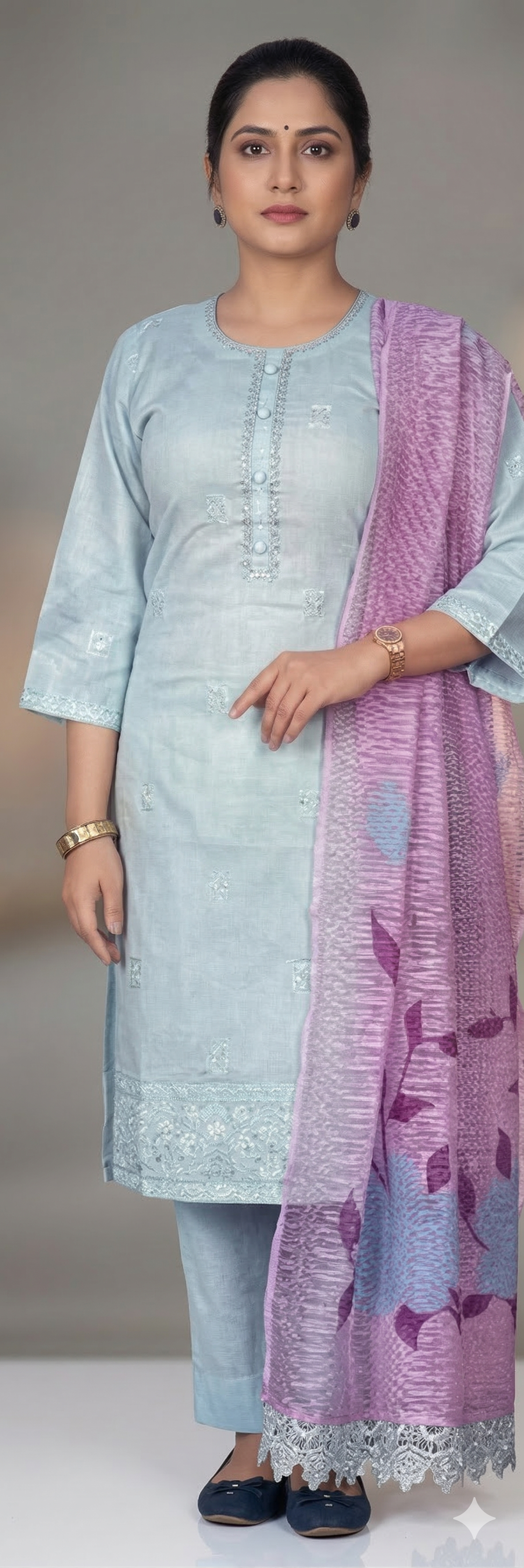 Premium Cotton Printed 3-Piece SF Ramim