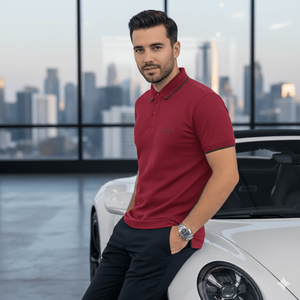 Porsche x Boss Van Collar Polo