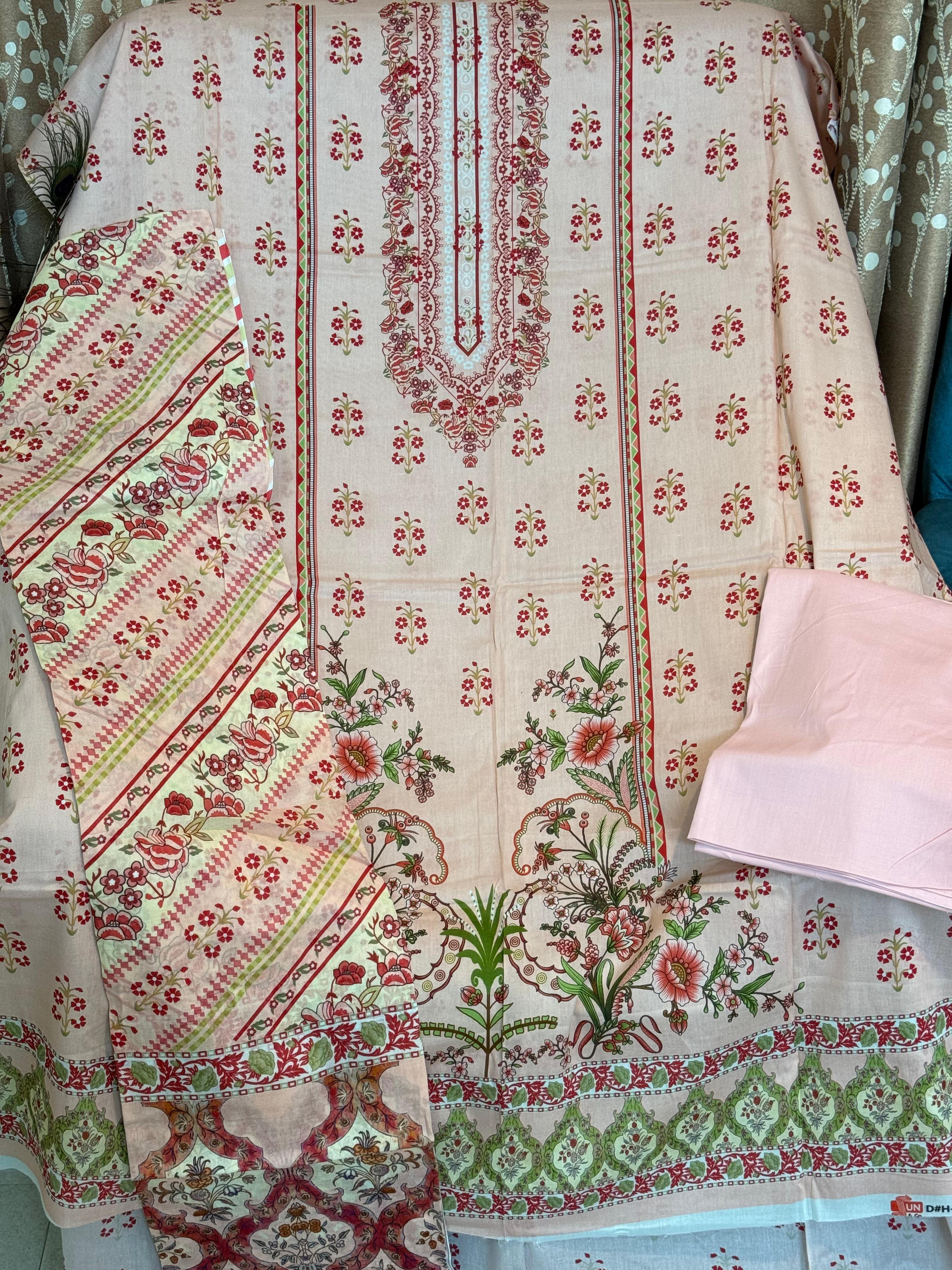 Luxury Jam Jam Lawn – Unstitched 3-Piece