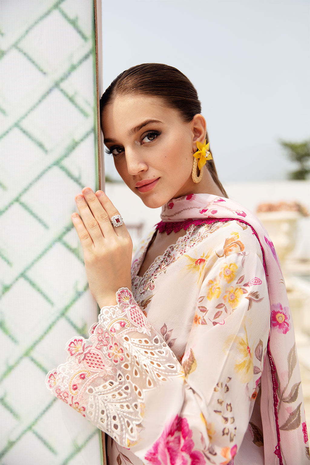 Baroque Embroidered Unstitched Suit - D 3668
