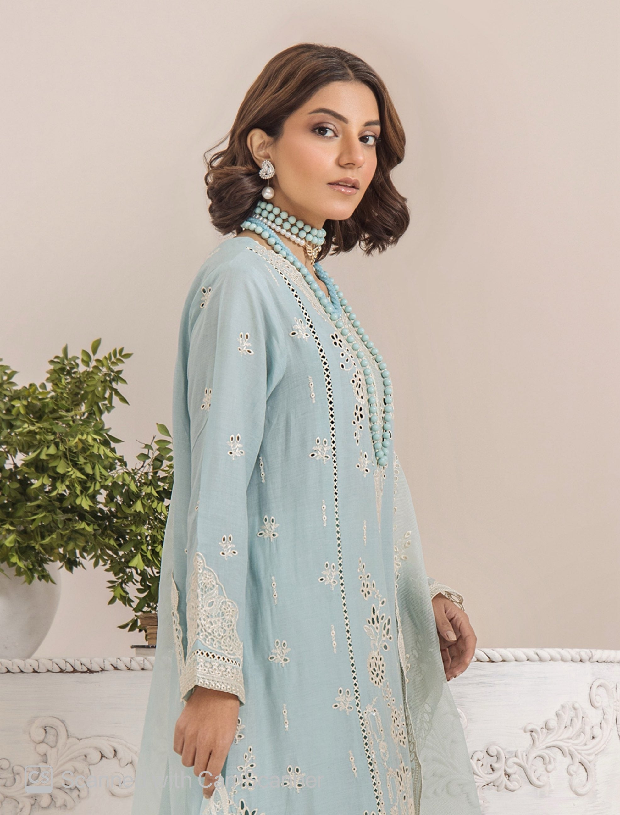 Rang E Bahar by ZA Clothes - Aqua Sky