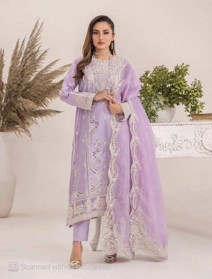 Rang E Bahar by ZA Clothes - Lilac Mist