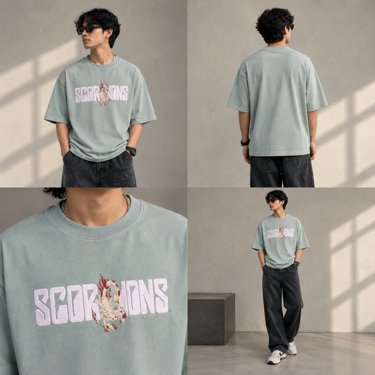Scorpion Drop Shoulder T