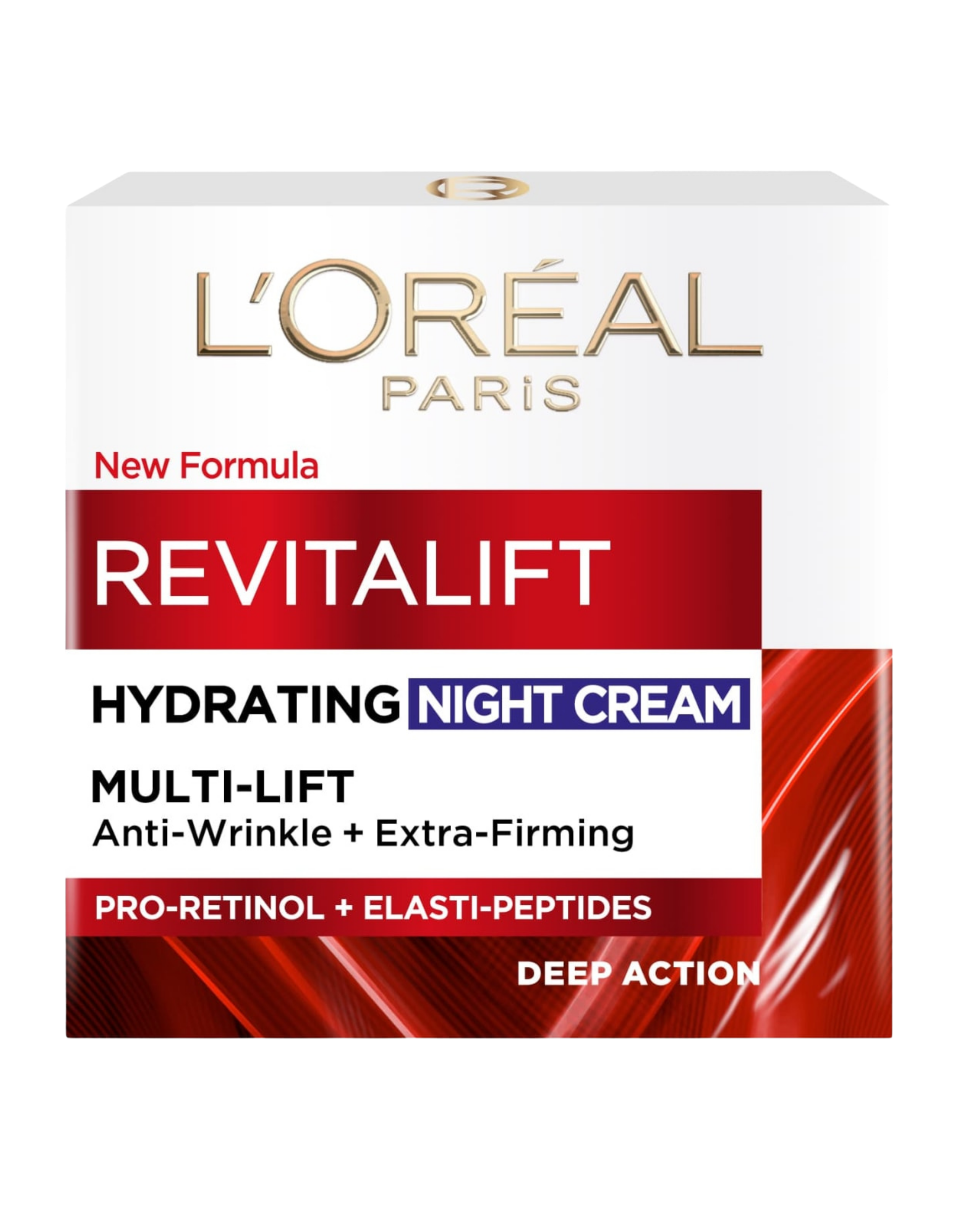 L'oreal Revitalift Hydrating Night Cream Multi-lift (Anti-wrinkle +Extra firming) 50ml
