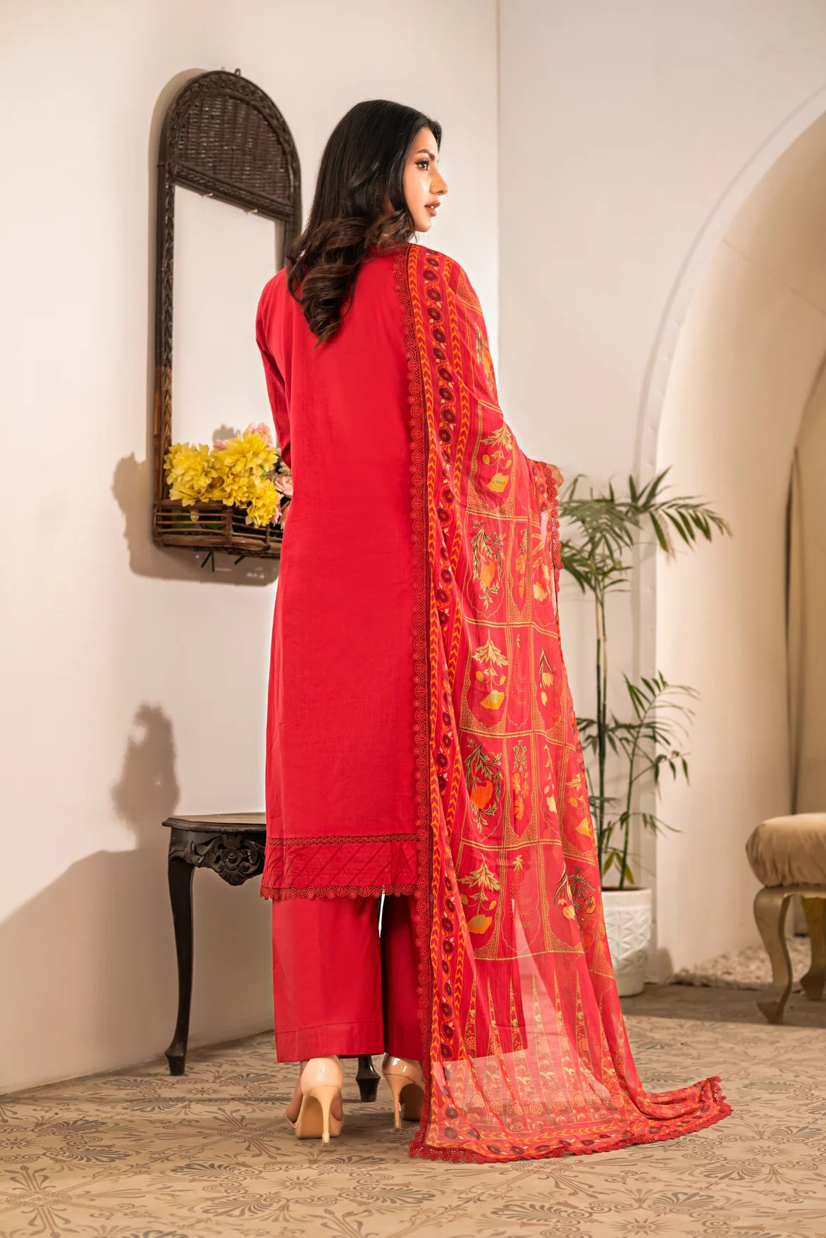 Tehzeeb by DOR - Red