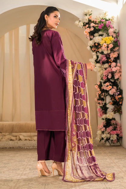 Tehzeeb by DOR - Dark Purple