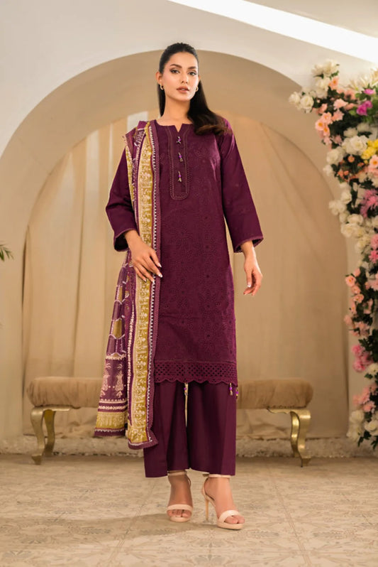 Tehzeeb by DOR - Dark Purple