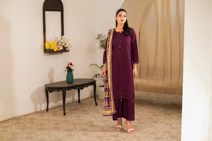 Tehzeeb by DOR - Dark Purple