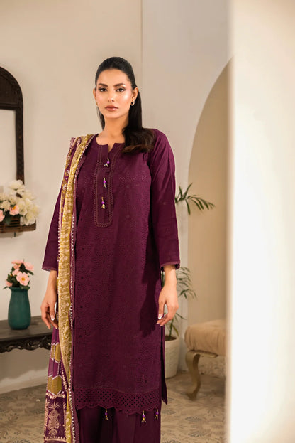 Tehzeeb by DOR - Dark Purple