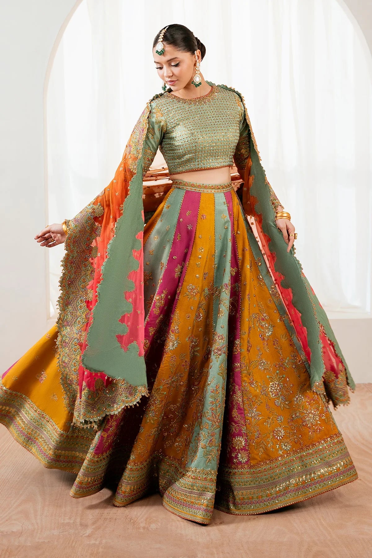 Baroque Exclusive Formal Embroidered Silk Unstitched