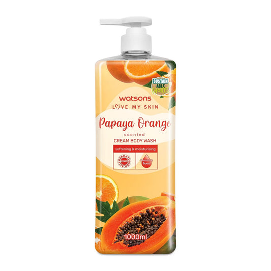 Watson Love My Skin Body Wash - Papaya Orange
