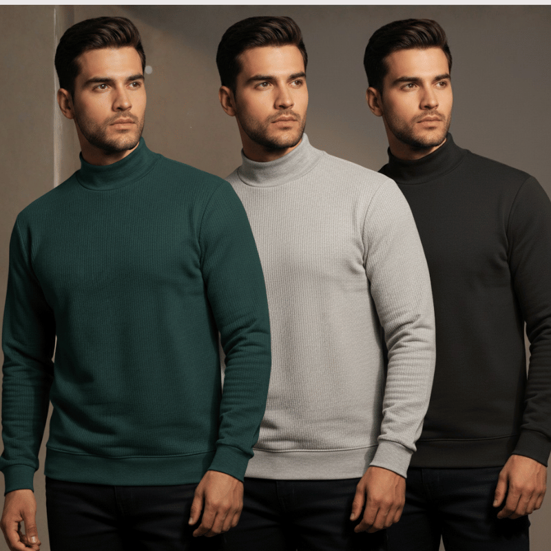 Turtle Neck Sweatshirts